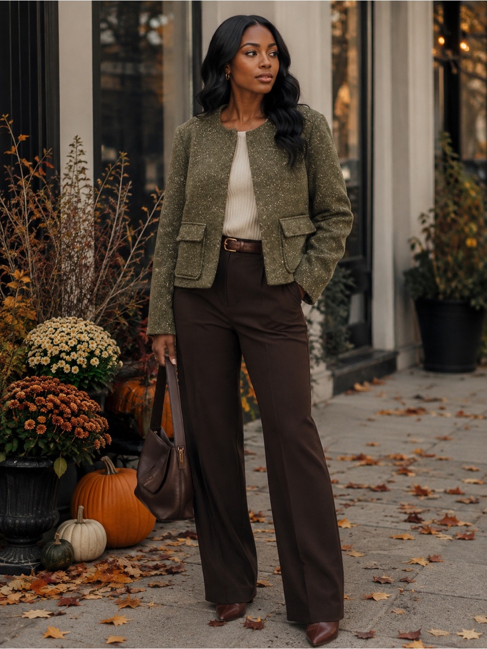Olive Green Women's blazer